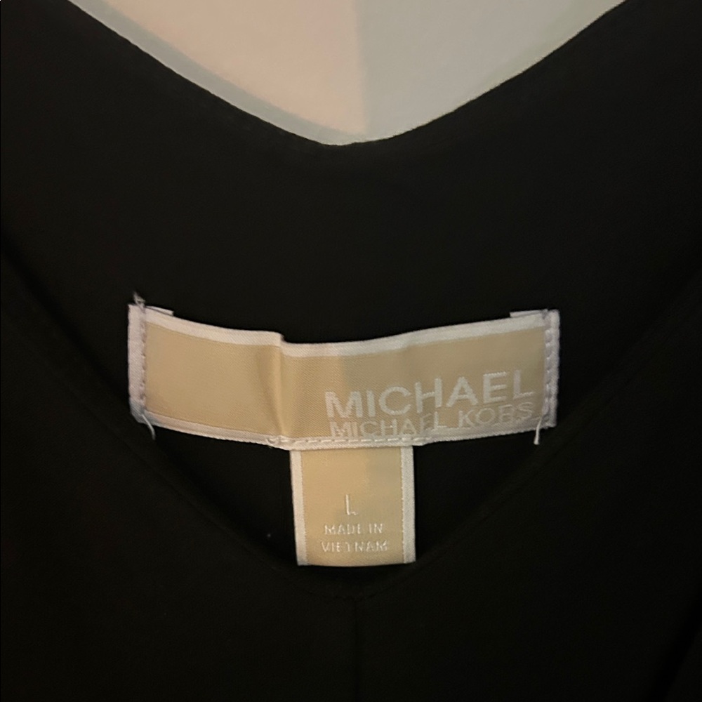 Michael Kors Black Cold Shoulder Blouse - Picture 2 of 3